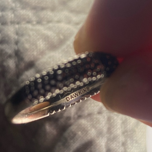 Michael Dawkins Sterling Silver Starry Nights Black Spinel Ring - Picture 5 of 6